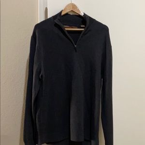 Men’s Perry Ellis Zip Up Sweater sz LG